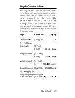 Preview for 29 page of Calculated Industries Pocket Handyman IV User Manual