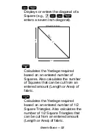 Preview for 36 page of Calculated Industries Quilter's FabriCalc 8400 User Manual