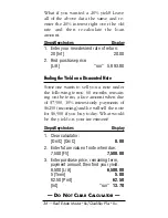 Предварительный просмотр 36 страницы Calculated Industries Real Estate Master IIx User Manual