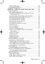 Preview for 4 page of Calculated Industries Sheet Metal/HVAC Pro Calc User Manual