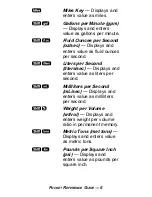 Preview for 7 page of Calculated Industries ULTRA MEASURE MASTER 8020 Pocket Reference Manual