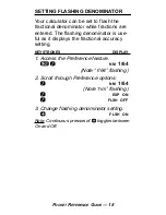 Preview for 19 page of Calculated Industries ULTRA MEASURE MASTER 8020 Pocket Reference Manual