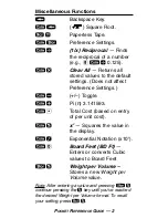 Предварительный просмотр 6 страницы Calculated Industries ULTRA MEASURE MASTER 8025 Pocket Reference Manual