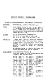 Preview for 9 page of Calculo K-80W Owner Reference Manual