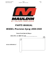 Предварительный просмотр 71 страницы Calder Brothers Mauldin Precision Spray Owner/Operator & Parts Manual