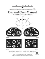 Caldera CMT364 Use And Care Manual предпросмотр