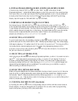 Preview for 13 page of Caldera CMT364 Use And Care Manual