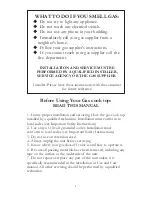 Preview for 2 page of Caldera SSK305LP-C Use And Care Manual