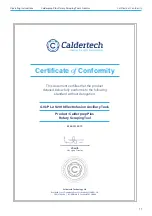 Предварительный просмотр 13 страницы Caldertech Calderprep Plus Operating Instructions Manual