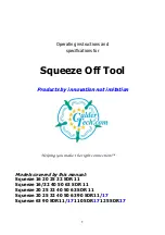 Caldertech Squeeze 16 20 25 32 SDR 11 Operating Instructions And Specifications предпросмотр