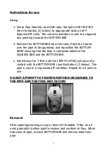 Предварительный просмотр 7 страницы Caldertech Squeeze 16 20 25 32 SDR 11 Operating Instructions And Specifications