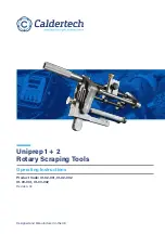 Предварительный просмотр 1 страницы Caldertech Uniprep 1 Operating Instructions Manual