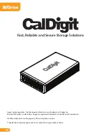 Предварительный просмотр 2 страницы CalDigit AV Drive Getting Started