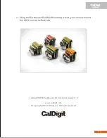 Предварительный просмотр 8 страницы CalDigit HDPro Installation Manual