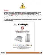 Preview for 20 page of CalDigit HDPro User Manual