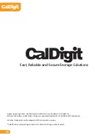 Preview for 2 page of CalDigit SuperSpeed User Manual