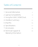 Preview for 2 page of CalDigit Thunderbolt 3 USB-C HDMI Dock User Manual