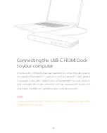 Preview for 8 page of CalDigit Thunderbolt 3 USB-C HDMI Dock User Manual