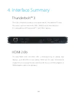 Предварительный просмотр 12 страницы CalDigit Thunderbolt 3 USB-C HDMI Dock User Manual