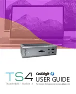 CalDigit Thunderbolt Station 4 User Manual предпросмотр