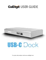 Preview for 1 page of CalDigit USB-C-Dock-US05 User Manual