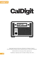 Preview for 2 page of CalDigit VR2 Getting Started