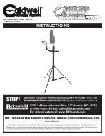 Preview for 1 page of Caldwell 1099107 Instructions Manual