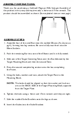 Предварительный просмотр 3 страницы Caldwell AR-500 STEEL SPINNER Instruction