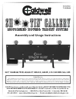 Preview for 1 page of Caldwell Shootin' Gallery Assembly And Usage Instructions