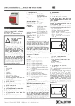 Предварительный просмотр 1 страницы CALECTRO CMT-24/230V Installation Instructions