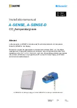 Preview for 1 page of CALECTRO SenseAir A-SENSE Manual For Installation