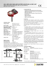 Предварительный просмотр 1 страницы CALECTRO UG-5-AFR-230V Quick Start Manual