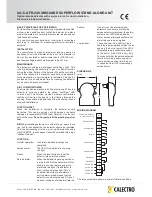 Предварительный просмотр 2 страницы CALECTRO UG-5-AFR-24V UNIGUARD SUPERFLOW Manual