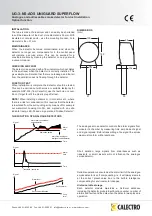 Предварительный просмотр 2 страницы CALECTRO UNIGUARD SUPERFLOW UG-3-NS-AOS Quick Start Manual
