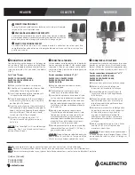 Preview for 2 page of CALEFACTIO CALPEX 12-300 Instruction Manual