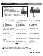 Preview for 2 page of CALEFACTIO CALTHERM MEGA Instruction Manual