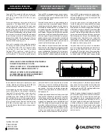 Preview for 2 page of CALEFACTIO CONDENSAFE CS6Box Instructions