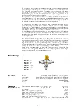 Предварительный просмотр 2 страницы Caleffi solar 2523 Series Manual