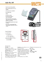 Предварительный просмотр 3 страницы Caleffi solar iSolar Plus 24V Manual