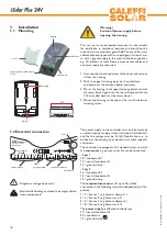 Предварительный просмотр 4 страницы Caleffi solar iSolar Plus 24V Manual