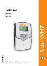 Caleffi solar iSolar WMZ Manual предпросмотр