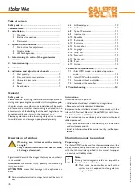 Preview for 2 page of Caleffi solar iSolar WMZ Manual