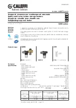 CALEFFI 319 Series Quick Start Manual preview