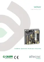 CALEFFI Altecnic SATK22 Series Installation, Operation & Maintenance Instructions Manual preview