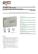 Preview for 1 page of CALEFFI BIOMASS OPTIMISER 1522 Series Installation And Commissioning Manual