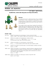 CALEFFI DISCAL 551 Series Installation, Commissioning And Servicing Instructions preview