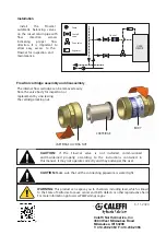 Preview for 2 page of CALEFFI FlowCal 127 Series Manual