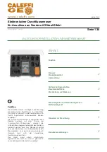 Preview for 13 page of CALEFFI GE 130 Series Installation And Commissioning Manual