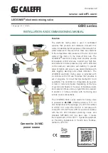 Предварительный просмотр 1 страницы CALEFFI LEGIOMIX 600094A Installation And Commissioning Manual