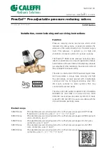 Preview for 1 page of CALEFFI PresCal 5355H Series Installation, Commissioning And Servicing Instructions